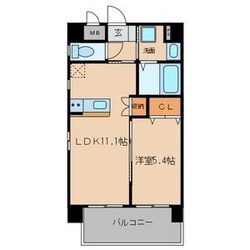 御器所駅 徒歩5分 1階の物件間取画像